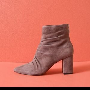 1. State Saydie suede leather ankle bootie